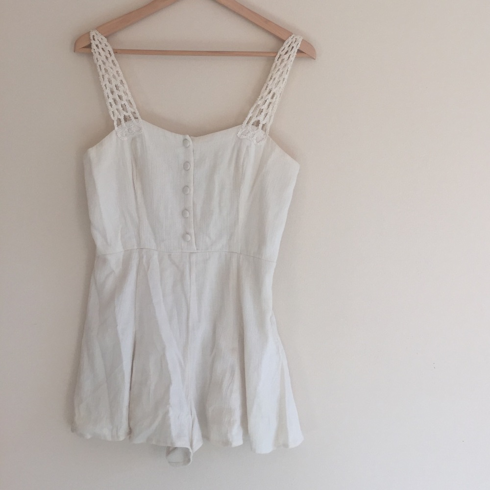 Urban Out. romper, 100% cotton, perf for summer!